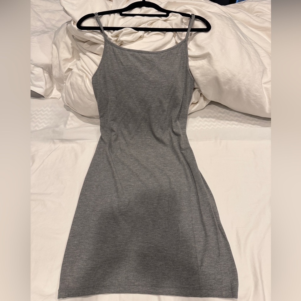 SKIMS Heather Gray SOFT LOUNGE SLIP DRESS M